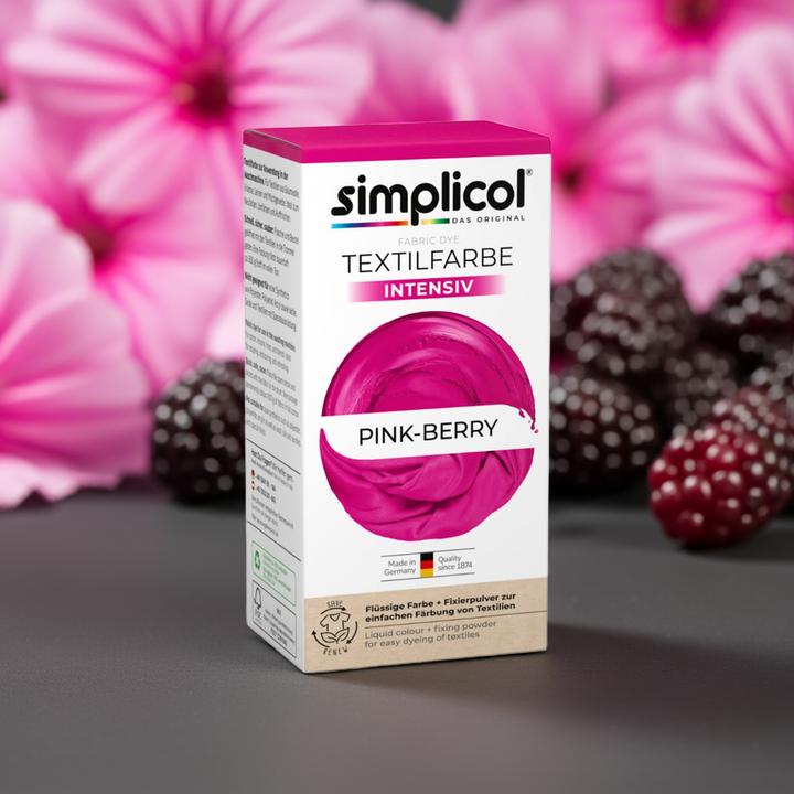 Produktbild Simplicol Intensive Textile Dye Pink Berry 1027620 - All-in-1 Complete Package (Flüssigwaschmittel)