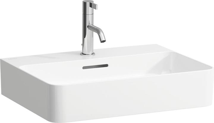 Actual product image Laufen VAL Countertop washbasin, without tap hole, with overflow, US closed 550x420mm, H816282 (587 mm, 200 mm)