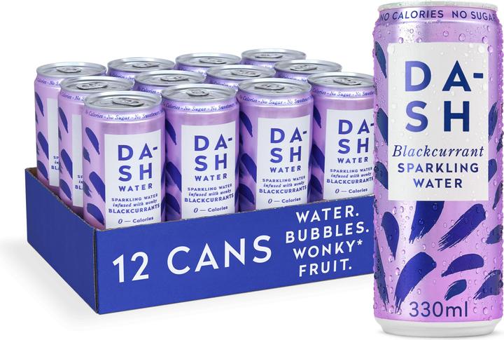 Actual product image Dash Water Blackcurrants (12 x 33 cl)