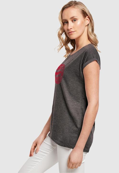 Actual product image FC Bayern München Ladies Logo GR Extended Shoulder Tee - 115579 (L)
