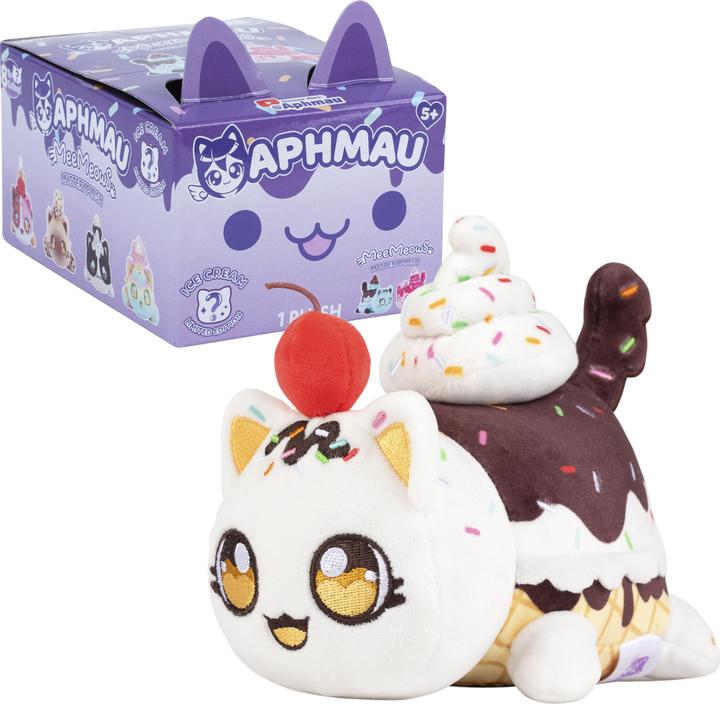 Actual product image Aphmau 6" Mystery Meemeow Plush - Ice Cream (15.24 cm)