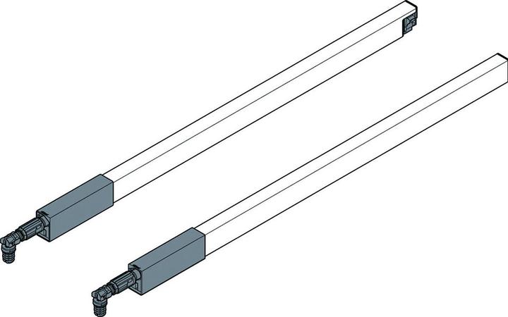 Productafbeelding Blum Langsleuning voor uittrekbare TANDEMBOX antaro, grijs RAL 9006