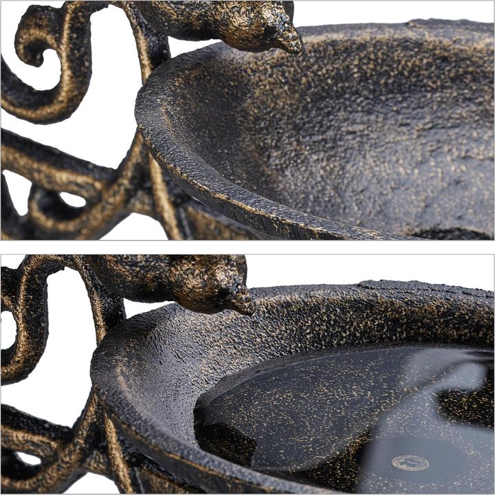 Actual product image Relaxdays Birdbath