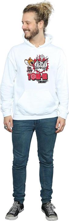 Immagine prodotto Tom & Jerry Tomic Energy Felpa con Cappuccio Uomo (L)