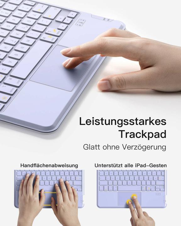 Produktbild Inateck Keyboard iPad 04111 purple (KB04111 purple) (iPad)