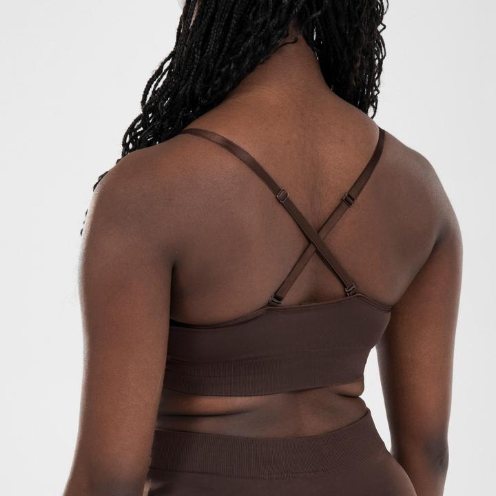 Image du produit Starever Brassière de danse femme bretelles convertibles pour galas Marron foncé (XS)