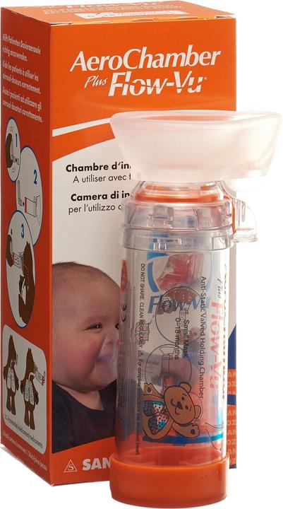 Produktbild Sandoz PLUS Flow-Vu mit Maske (0-18 Monate) orange