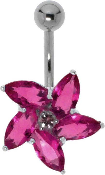 Bijouteria Bauchpiercing (Edelstahl, Silber 925, Zirkonia)