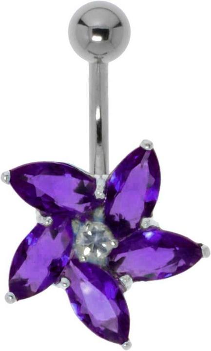 Immagine prodotto Bijouteria Piercing ventre (Acciaio inossidabile, Argento 925, Zirconia)