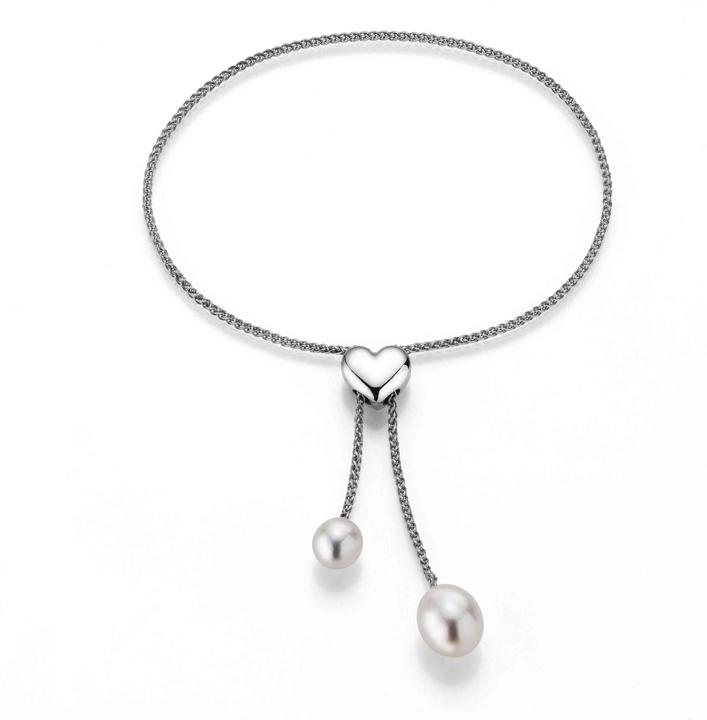 Adriana la mia Perla Armband (24 cm, Silber)