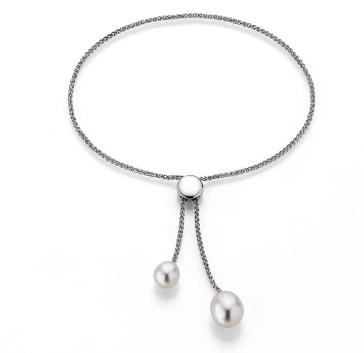 Adriana la mia Perla Armband (24 cm, Silber)