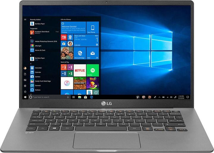 Actual product image LG gram 14 - 14Z90N-V.AR52G (14", Intel Core i5-1035G7, 8 GB, 256 GB, DE)