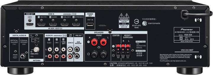Produktbild Pioneer VSX-534D (5.1 Kanal, FM, DAB+)