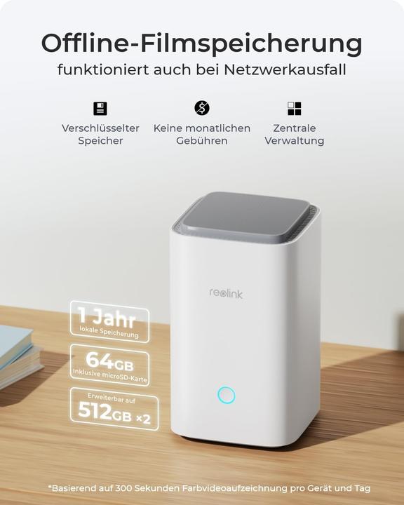 Produktbild Reolink Home Hub Argus B310 Security System (2304 x 1296 Pixels)