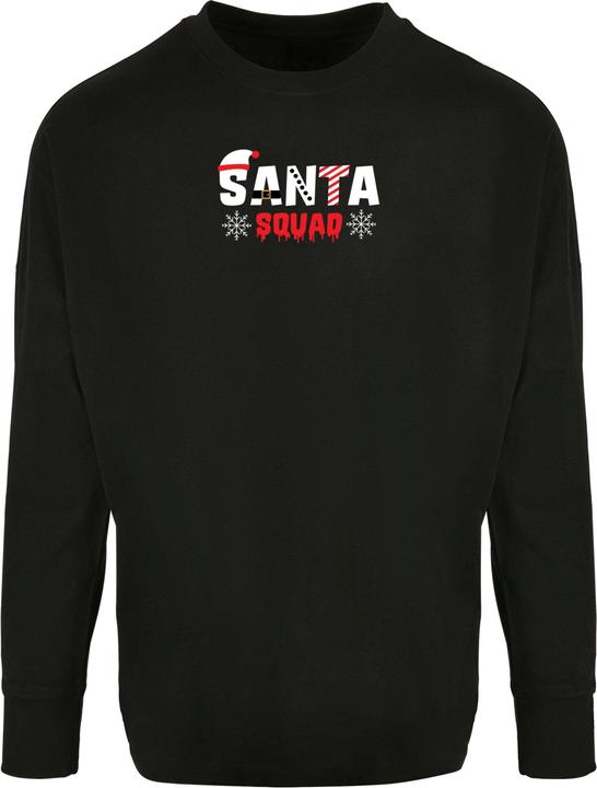 Merchcode Santa Squad Oversized Cut On Sleeve Longsleeve - 114997