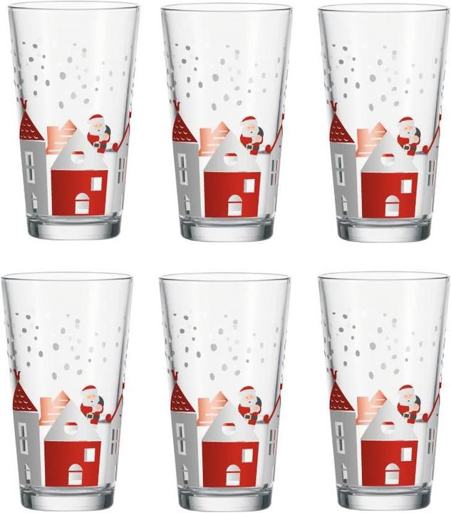 Image du produit Leonardo Verre Natale set de 6 maisons (0.33 l, 6 x)