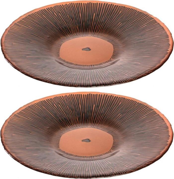 Actual product image Leonardo Plate Foresta Mushroom 36cm brown (2 x, 36 cm)