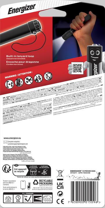 Image du produit Energizer X-Focus (24 cm, 50 lm)