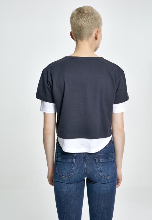 Produktbild Urban Classics Ladies Full Double Layered Tee (XL)