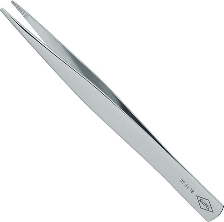 Actual product image Knipex Precision Tweezers rectangular blunt 92 84 18