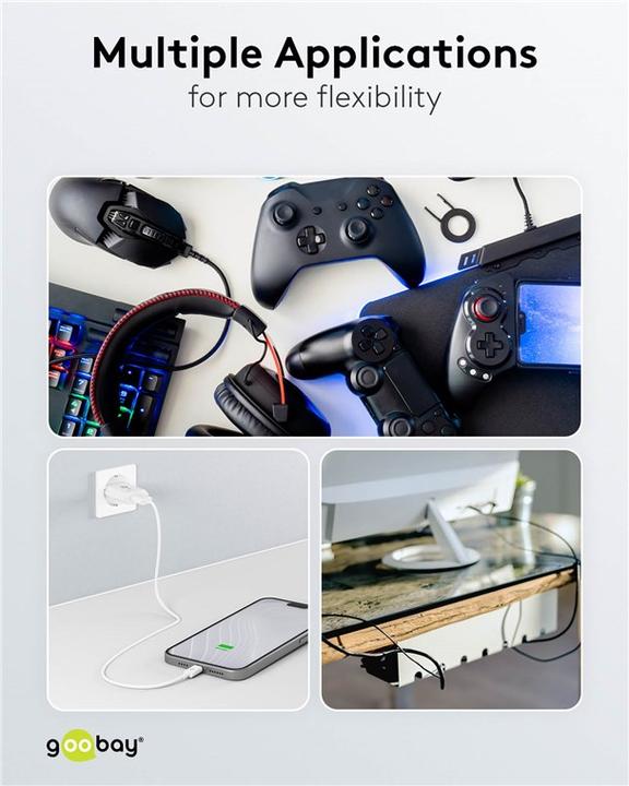 Immagine prodotto Goobay USB 2.0 Hi-Speed (0.30 m, USB 2.0)
