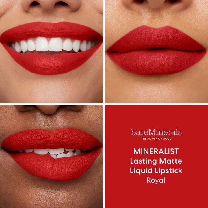 Produktbild Bare Minerals Bareminerals Mineralist Lasting Matte Liquid Lipstick Matte Lipstick Royal 3.5Ml (Royal)