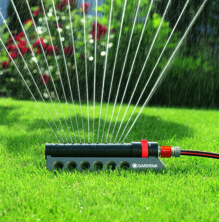 Actual product image Gardena Aquazoom 250/1 (Area irrigator, Square sprinkler, Spray sprinklers)
