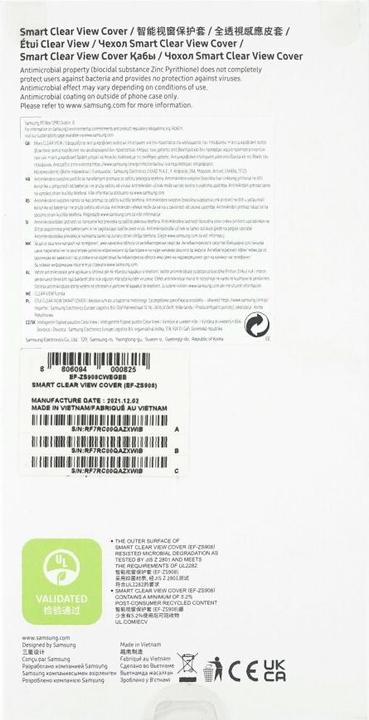 Produktbild Samsung Galaxy S22+ S906 Smart Clear View Cover (EE) (Samsung Galaxy S22+)