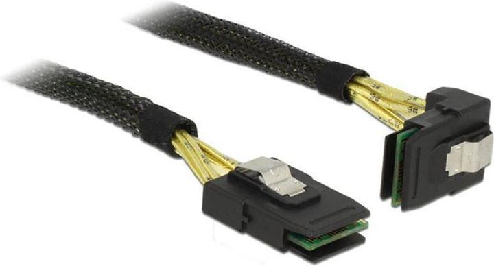 Delock SAS Kabel: SFF8087-SFF8087, 0.5m, gewinkelt
