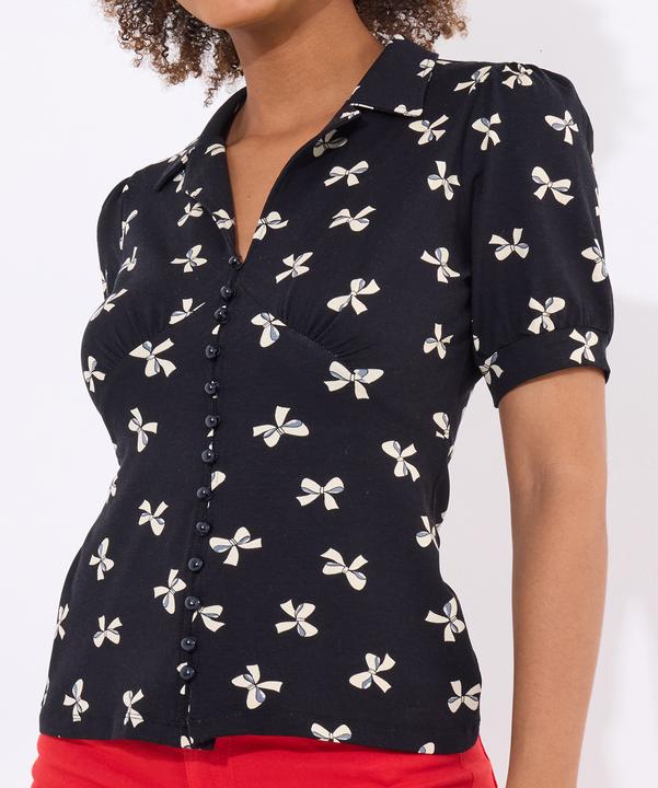 Produktbild Joe Browns Bow Print Jersey Top (36)