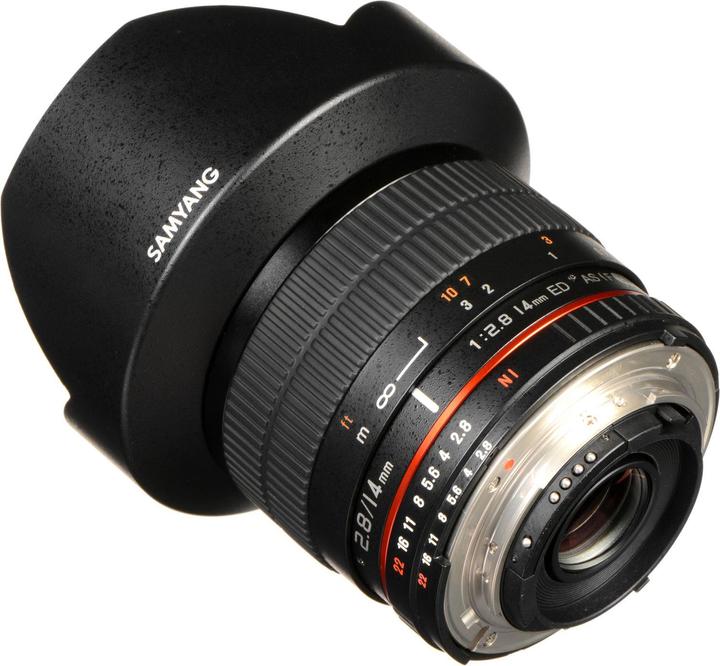 Image du produit Samyang 14mm f/2.8 ED AS IF UMC - Nikon F (Nikon F, Plein format)