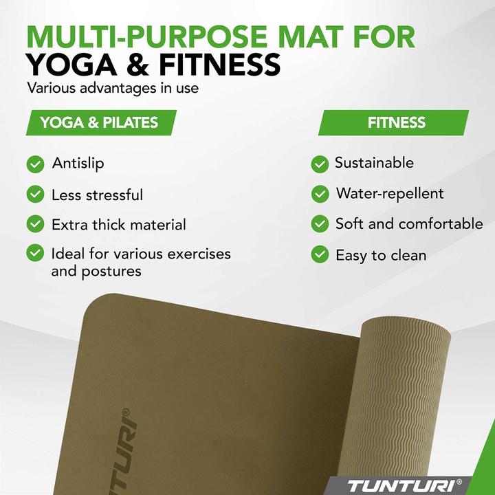 Image du produit Tunturi TPE Yogamatte Rutschfest 8 mm (8 mm)
