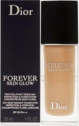 Actual product image Dior Forever Skin Glow 24H Radiant Foundation (3WP Warm Peach)