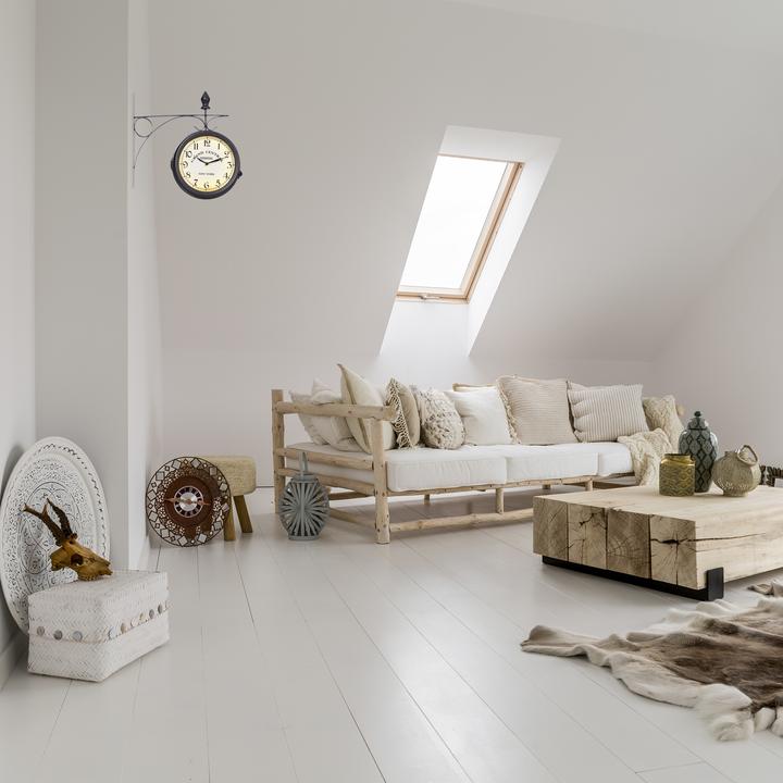 Actual product image Relaxdays Bahnhofsuhr (35 cm)