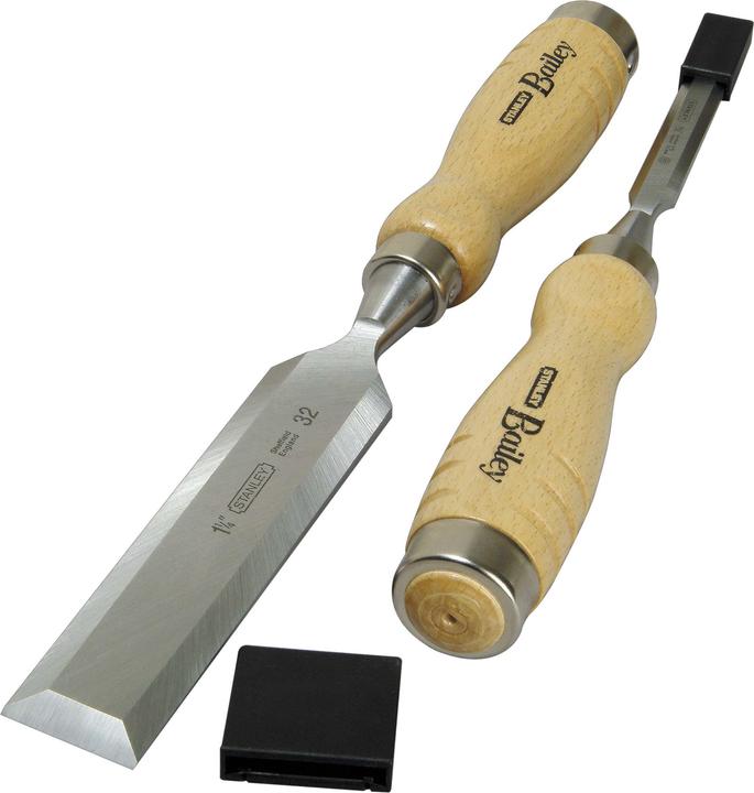 Actual product image Stanley Chisel BAILEY with wooden handle and 20 mm cutting edge width (20 mm)