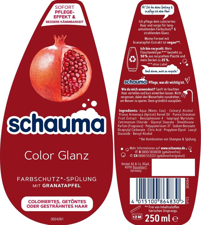 Actual product image Schwarzkopf Colour gloss (250 ml)