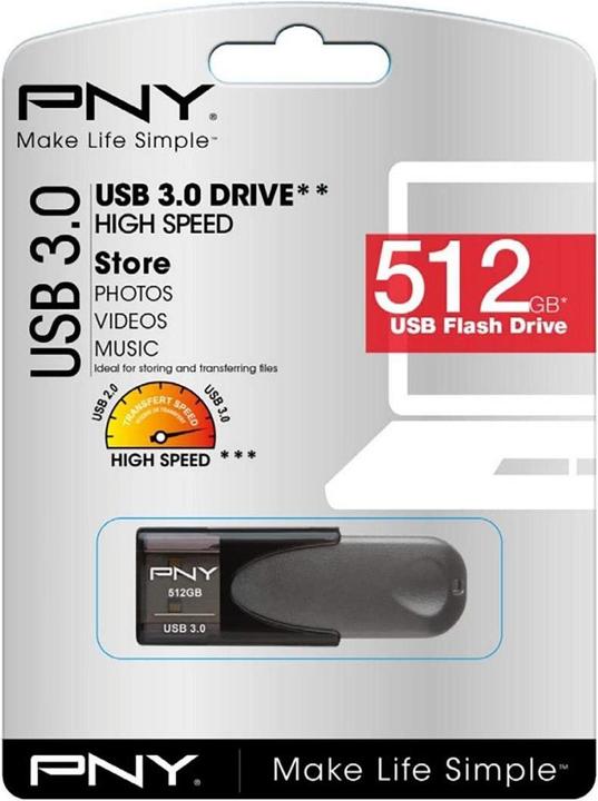Actual product image PNY Attaché 4 (512 GB)