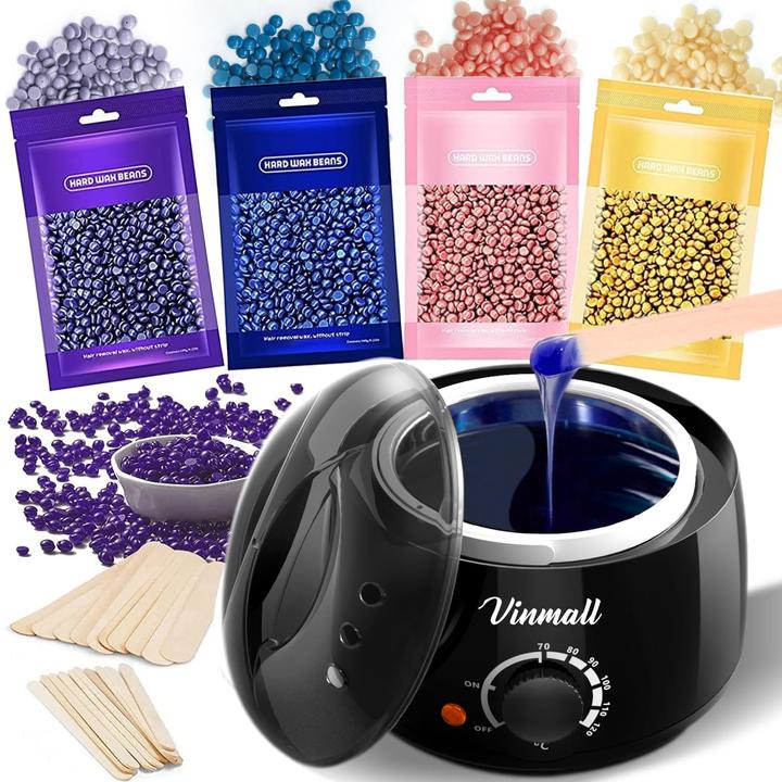 Vinmall Warmwachsgerät mit Zubehör