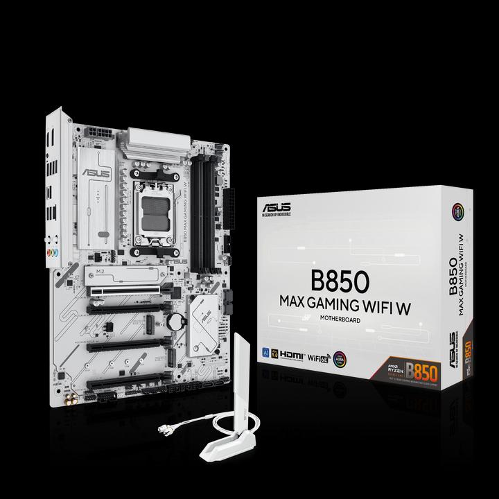 Image du produit ASUS B850 MAX GAMING WIFI (AM5, AMD B850, ATX)