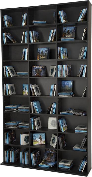 Produktbild tectake CD Regal (102 x 23.5 x 180 cm)