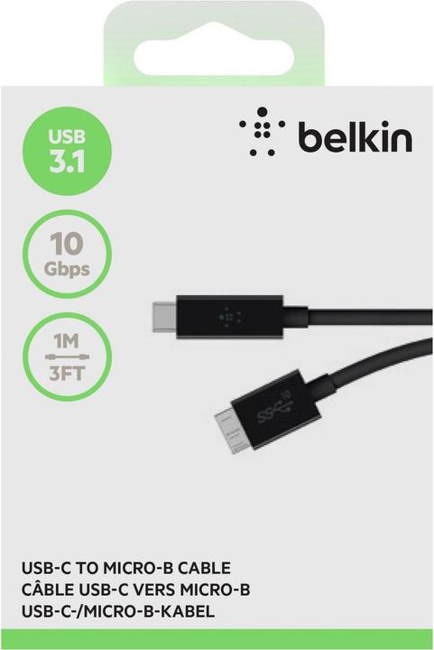Image du produit Belkin USB 3.1 (1 m, USB 3.1, 60 W)
