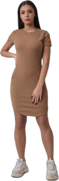 Project X Paris Damen enganliegendes Kleid mit Rundhalsausschnitt (M)