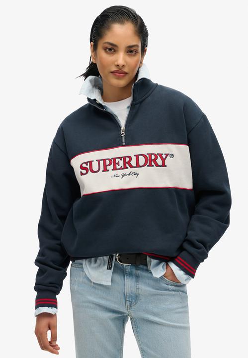 Image du produit Superdry Sweat ample à capuche et col zippé Country Club (12)