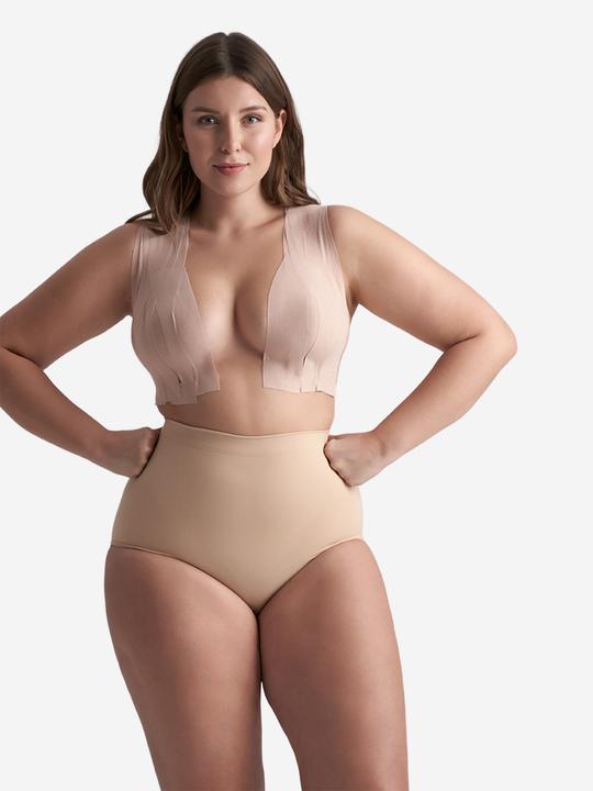 Immagine prodotto Bye Bra Fascia Per Il Corpo 5m X 6,5 cm + 3 Paia Di Copricapezzoli In Raso Nudi (Confezione singola, Taglia unica)