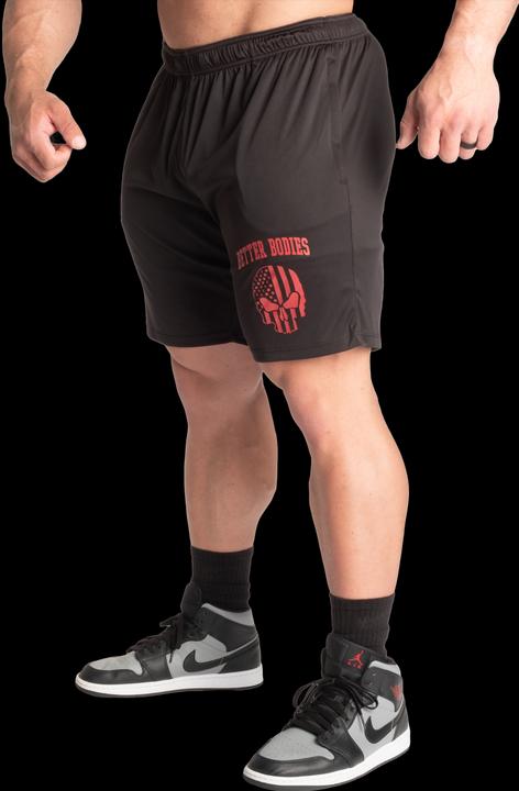 Produktbild Better Bodies Skull Function Shorts - Black/Red (M)