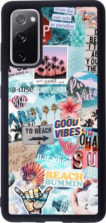 Image du produit PhoneLook Coque Galaxy S20 FE Silicone rigide noir Summer 20 collage (Samsung Galaxy S20 FE 5G)
