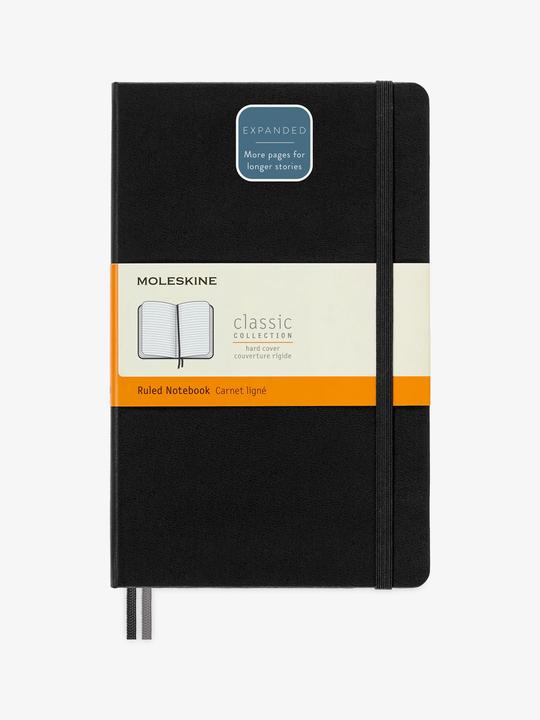 Image du produit Moleskine Carnet classique (13 x 21 cm, À rayures, Couverture rigide)