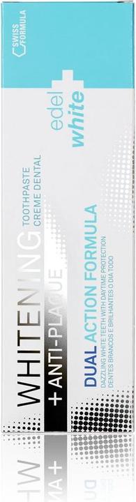 Produktbild Edel + White Anti-Plaque und Whitening Zahnpasta (75 ml)