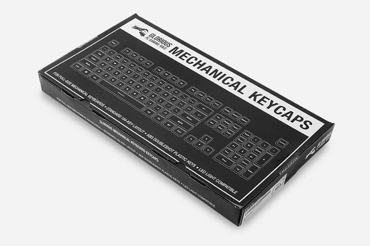 Produktbild Glorious PC Gaming Race ABS Keycaps - 105 St., schwarz, ISO, NO-Layout
