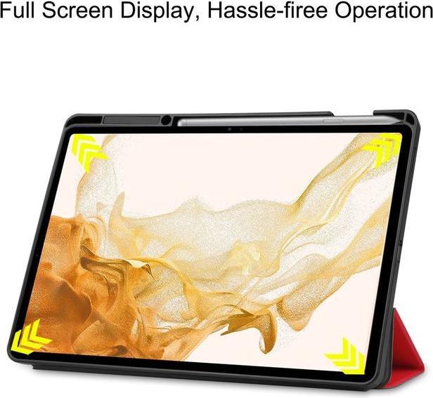 Actual product image MU Classic Triple foldable leather cover (Galaxy Tab S8+)